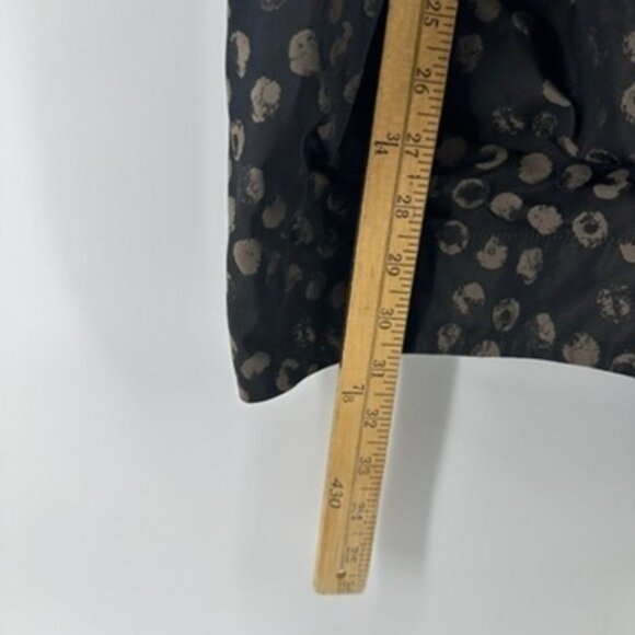 SUN KIM Womens Skirt Polka Dot Black Beige Balloon Style Size S Made in USA - Picture 8 of 8